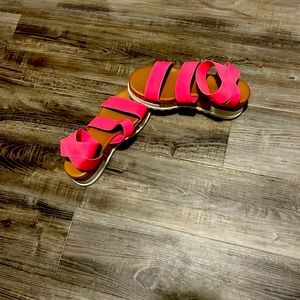 Pink sandals